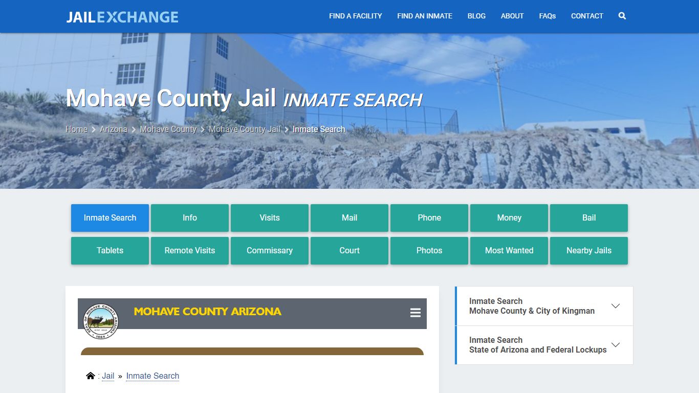Inmate Search: Roster & Mugshots - Mohave County Jail, AZ